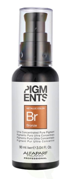 Alfaparf Pigments Ultra Concentrated Pure Pigment 90 ml Bronze i gruppen SKÖNHET & HÄLSA / Hår & Styling / Hårvårdsprodukter / Hårfärg / Hårfärg & Färgbomb hos TP E-commerce Nordic AB (C74931)