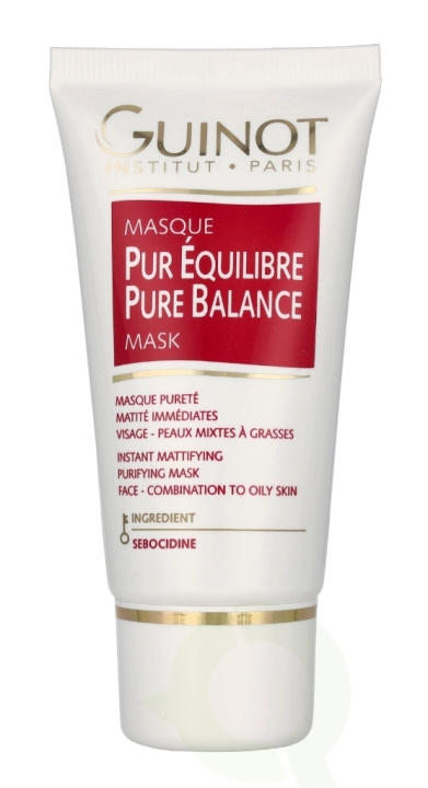 Guinot Pure Balance Instant Mattifying Purifying Mask 50 ml i gruppen SKÖNHET & HÄLSA / Hudvård / Ansiktsvård / Masker hos TP E-commerce Nordic AB (C75052)