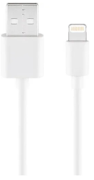 Goobay Lightning till USB-kabel, 1,0 m, vit i gruppen SMARTPHONE & SURFPLATTOR / Laddare & Kablar / Kablar / Kablar Lightning hos TP E-commerce Nordic AB (C75113)