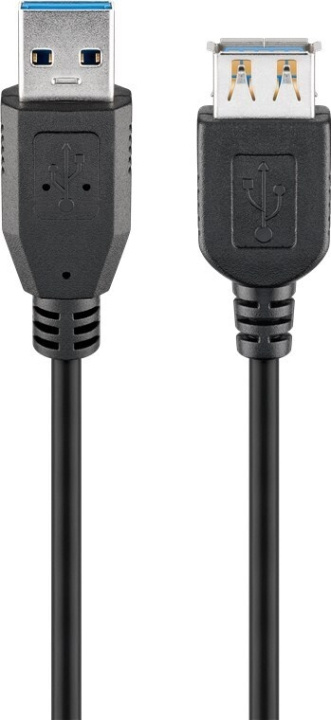 Goobay USB 3.0 A till A förlängningskabel, 3 m i gruppen DATORER & KRINGUTRUSTNING / Datorkablar / USB-kablar / USB-A hos TP E-commerce Nordic AB (C75132)