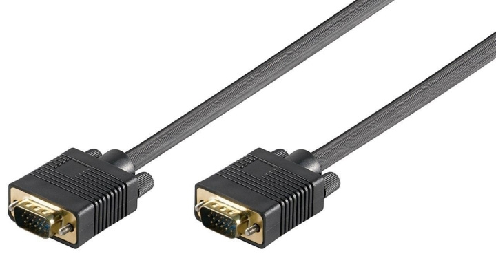 Goobay SVGA-kabel, 0,8 m i gruppen DATORER & KRINGUTRUSTNING / Datorkablar / VGA / Kablar hos TP E-commerce Nordic AB (C75133)