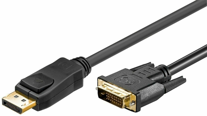 Goobay DisplayPort - DVI-D Dual Link-kabel, 2 m i gruppen DATORER & KRINGUTRUSTNING / Datorkablar / DisplayPort / Kablar hos TP E-commerce Nordic AB (C75135)