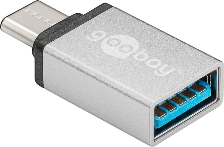 Goobay USB-C till A 3.0-adapter, silver i gruppen DATORER & KRINGUTRUSTNING / Datorkablar / USB-kablar / USB-C hos TP E-commerce Nordic AB (C75152)