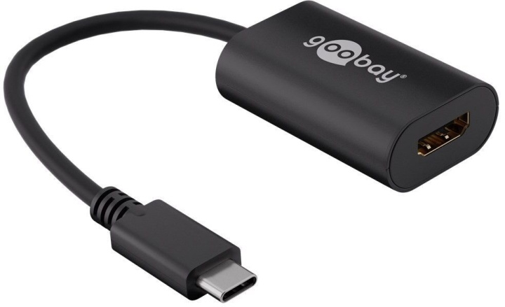 Goobay USB-C till HDMI-adapter i gruppen DATORER & KRINGUTRUSTNING / Datorkablar / USB-kablar / USB-C hos TP E-commerce Nordic AB (C75161)