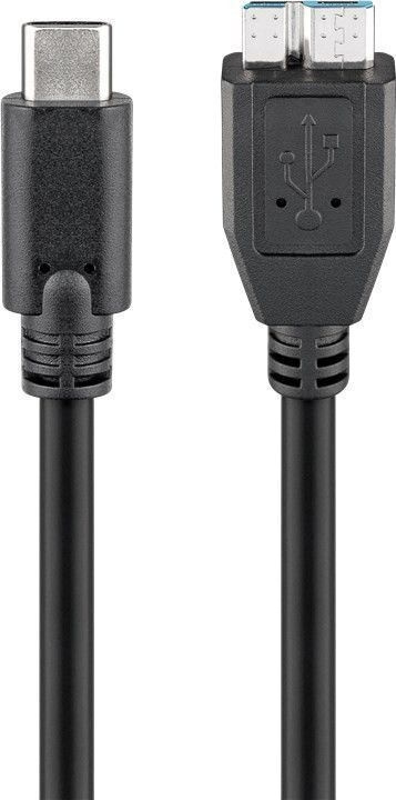 Goobay USB-C till micro-B-kabel, 1 m i gruppen DATORER & KRINGUTRUSTNING / Datorkablar / USB-kablar / USB-C hos TP E-commerce Nordic AB (C75171)