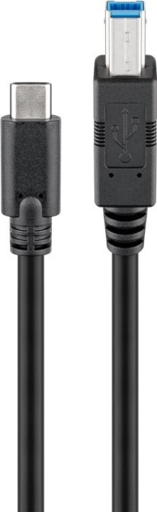 Goobay USB-C till USB-B-kabel, 1 m i gruppen DATORER & KRINGUTRUSTNING / Datorkablar / USB-kablar / USB-C hos TP E-commerce Nordic AB (C75180)