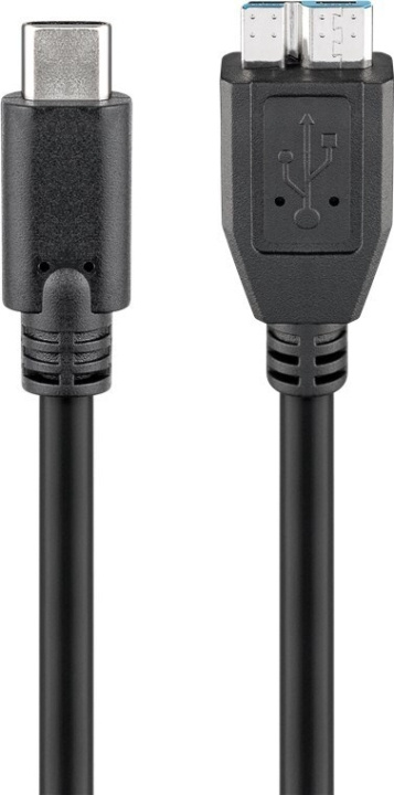 Goobay USB-C till micro-B-kabel, 0,6 m i gruppen DATORER & KRINGUTRUSTNING / Datorkablar / USB-kablar / USB-C hos TP E-commerce Nordic AB (C75182)