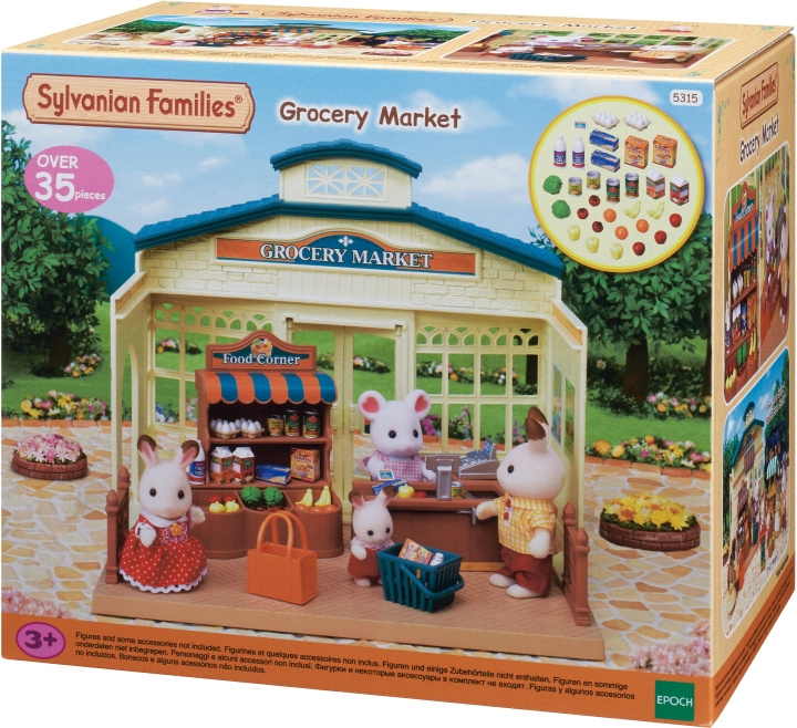 Sylvanian Families Stormarknad i byn i gruppen LEKSAKER, BARN- & BABYPRODUKTER / Leksaker / Dockor & Tillbehör hos TP E-commerce Nordic AB (C75213)