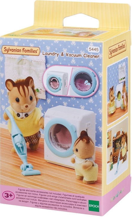 Sylvanian Families Tvättmaskin och dammsugare i gruppen LEKSAKER, BARN- & BABYPRODUKTER / Leksaker / Dockor & Tillbehör hos TP E-commerce Nordic AB (C75227)