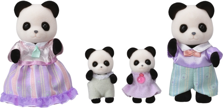 Sylvanian Families Familjen Panda i gruppen LEKSAKER, BARN- & BABYPRODUKTER / Leksaker / Dockor & Tillbehör hos TP E-commerce Nordic AB (C75236)