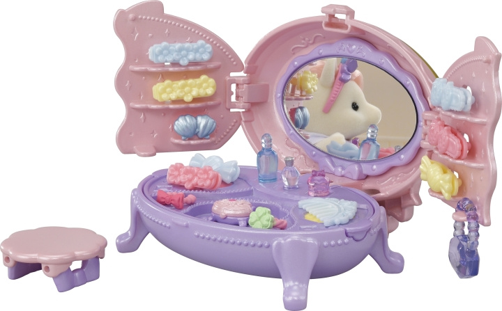 Sylvanian Families Set med sminkbord för ponnyn i gruppen LEKSAKER, BARN- & BABYPRODUKTER / Leksaker / Dockor & Tillbehör hos TP E-commerce Nordic AB (C75275)