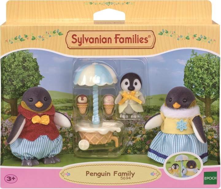Sylvanian Families Familjen Pingvin i gruppen LEKSAKER, BARN- & BABYPRODUKTER / Leksaker / Dockor & Tillbehör hos TP E-commerce Nordic AB (C75283)
