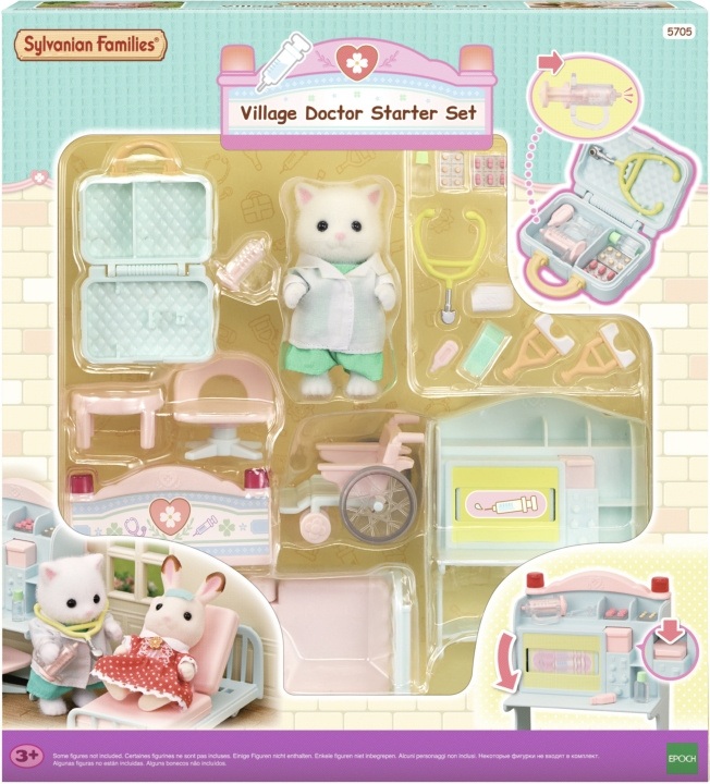 Sylvanian Families Läkarkit för nybörjarhus i gruppen LEKSAKER, BARN- & BABYPRODUKTER / Leksaker / Dockor & Tillbehör hos TP E-commerce Nordic AB (C75285)