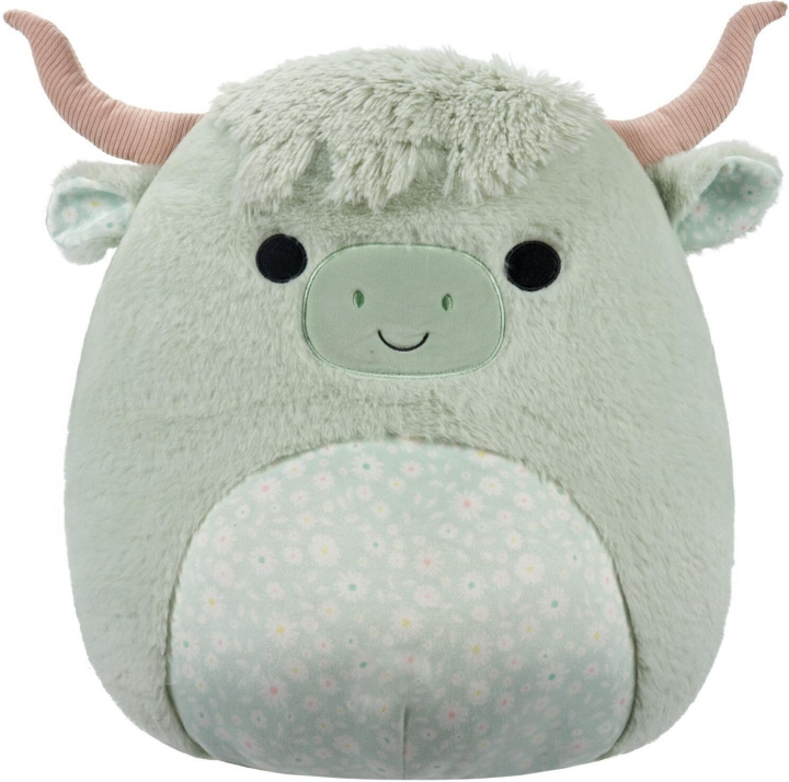 Squishmallows P18 Fuzz A Mallows Iver Highland Cow - plyschleksak, 40 cm i gruppen LEKSAKER, BARN- & BABYPRODUKTER / Babyleksaker / Gosedjur hos TP E-commerce Nordic AB (C75299)