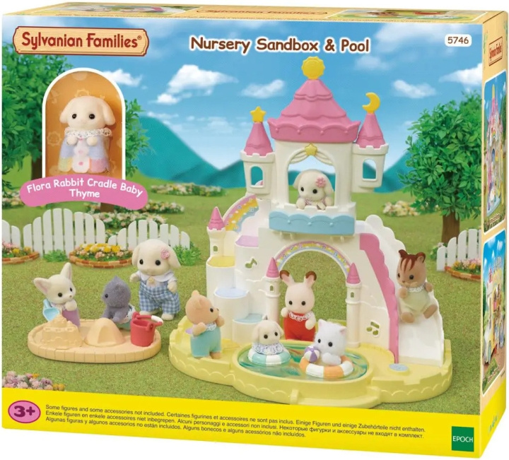 Sylvanian Families Set med sandlåda och pool i gruppen LEKSAKER, BARN- & BABYPRODUKTER / Leksaker / Dockor & Tillbehör hos TP E-commerce Nordic AB (C75305)