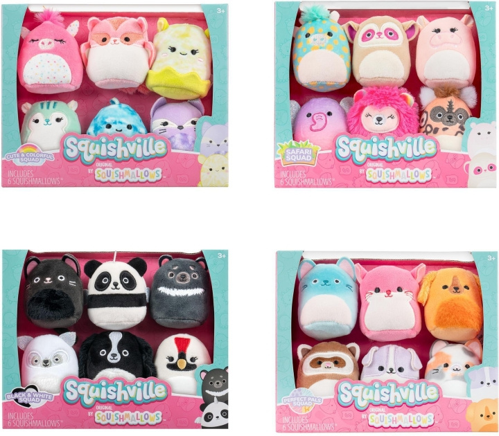 Squishmallows Squishville S7 figurförpackning, 6 delar i gruppen LEKSAKER, BARN- & BABYPRODUKTER / Babyleksaker / Gosedjur hos TP E-commerce Nordic AB (C75319)