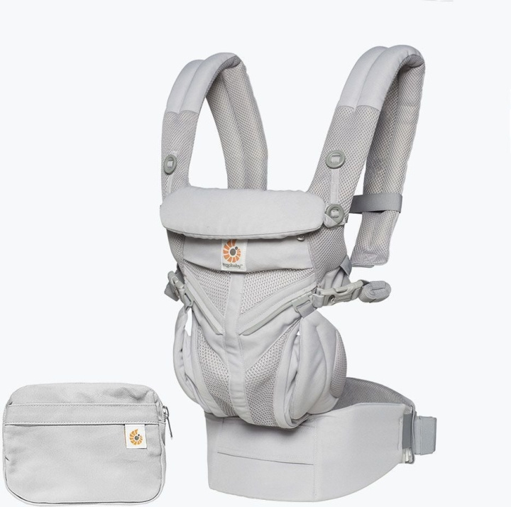 Ergobaby Omni 360: Cool Air Mesh Bärsele, Pearl Grey i gruppen LEKSAKER, BARN- & BABYPRODUKTER / Barntextilier / Bärsele & Bärsjalar hos TP E-commerce Nordic AB (C75328)