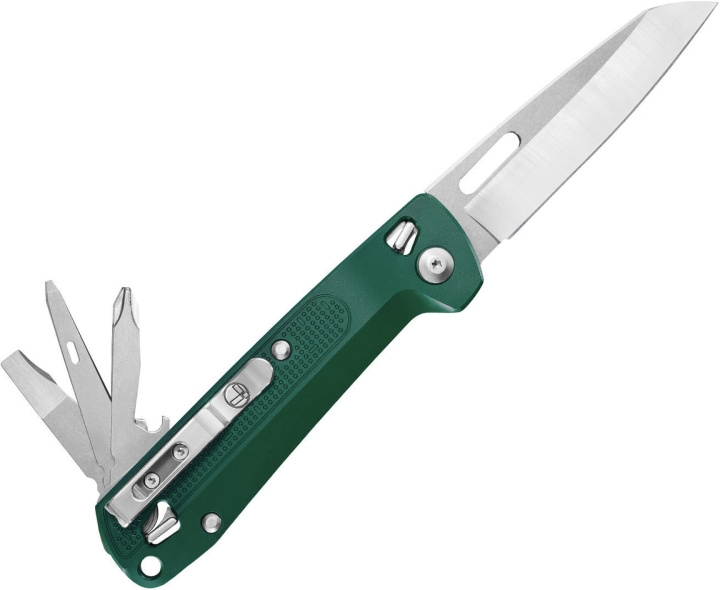 Leatherman Free K2 multiverktyg, Evergreen i gruppen SPORT, FRITID & HOBBY / Friluftsliv / Multiverktyg hos TP E-commerce Nordic AB (C75369)