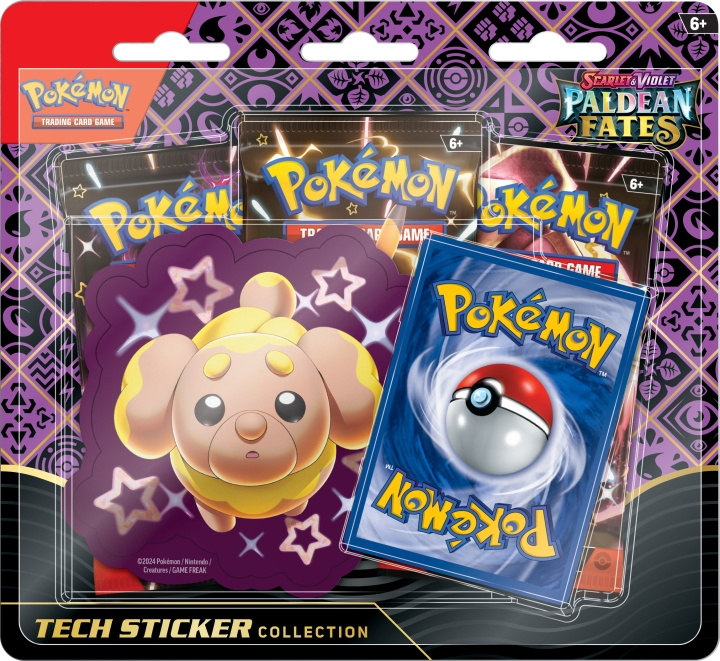 POKEMON Scarlet & Violet 4.5: Paldea Fates Tech Sticker Collection samlarkortssats, assorterade i gruppen LEKSAKER, BARN- & BABYPRODUKTER / Leksaker / Leksaker hos TP E-commerce Nordic AB (C75408)