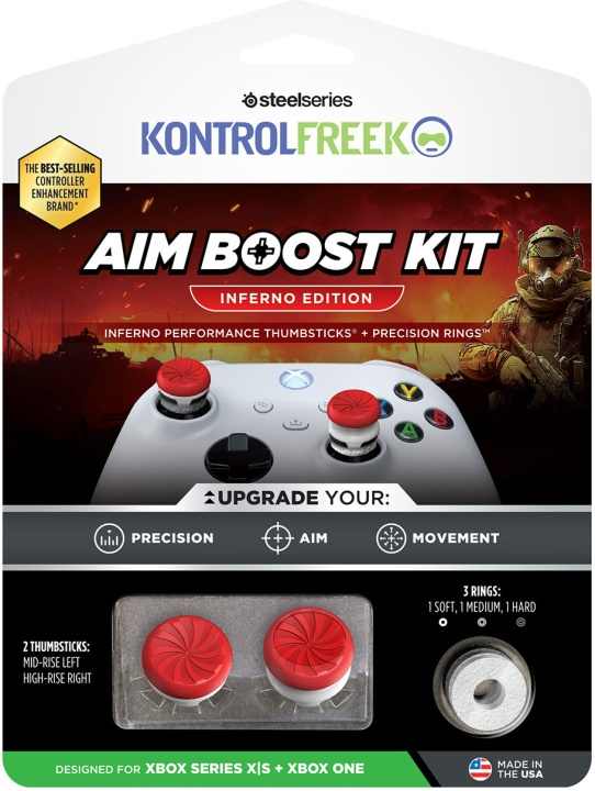 KontrolFreek Aim Boost Kit - Inferno Edition (Xbox) i gruppen HEMELEKTRONIK / Spelkonsoler & Tillbehör / Xbox Series X/S hos TP E-commerce Nordic AB (C75455)