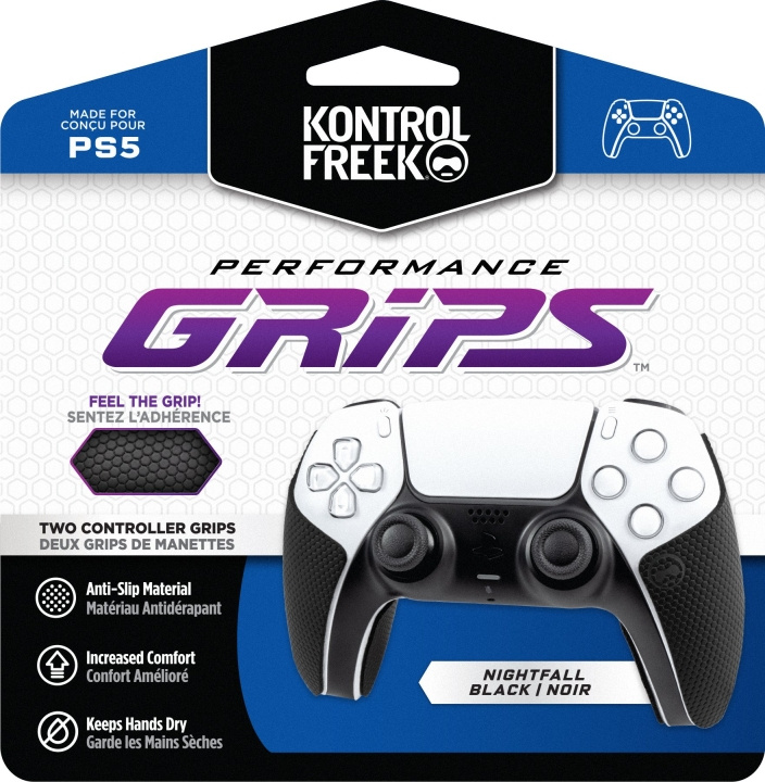 KontrolFreek Performance Grips, svart (PS5) i gruppen HEMELEKTRONIK / Spelkonsoler & Tillbehör / Sony PlayStation 5 hos TP E-commerce Nordic AB (C75456)