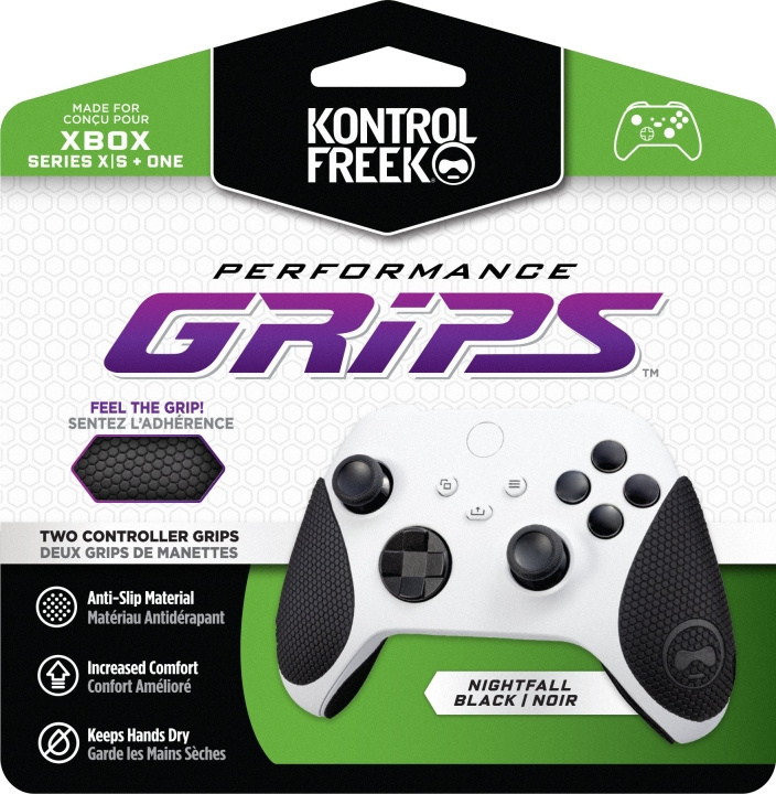 KontrolFreek Performance Grips, svart (Xbox) i gruppen HEMELEKTRONIK / Spelkonsoler & Tillbehör / Xbox Series X/S hos TP E-commerce Nordic AB (C75457)