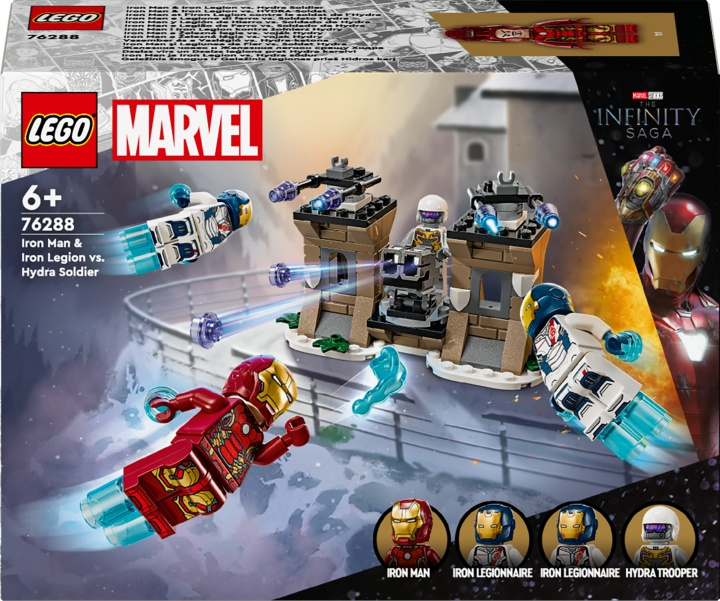 LEGO Super Heroes Marvel 76288 - Iron Man och Iron Legion vs i gruppen LEKSAKER, BARN- & BABYPRODUKTER / Leksaker / Byggleksaker / Lego hos TP E-commerce Nordic AB (C75468)