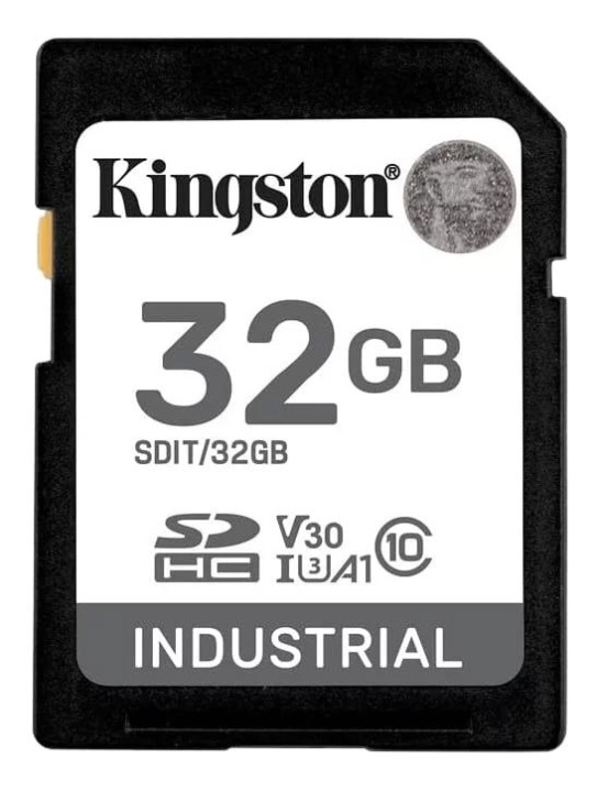 Kingston 32G SDHC Industrial pSLC Class10, UHS-I,U3,V30, A1 SD-kort i gruppen HEMELEKTRONIK / Lagringsmedia / Minneskort / SD/SDHC/SDXC hos TP E-commerce Nordic AB (C75502)