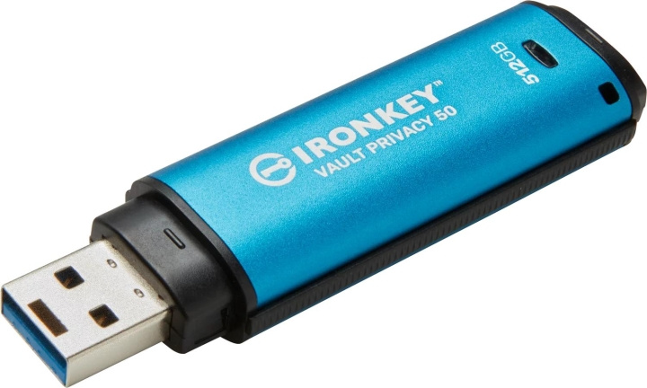 Kingston 512 GB IronKey Vault Privacy 50 AES-256-krypterad, FIPS 197 i gruppen HEMELEKTRONIK / Lagringsmedia / USB-minnen hos TP E-commerce Nordic AB (C75511)