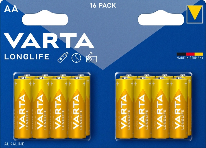 Varta Longlife AA 16 Pack (Ch) i gruppen HEMELEKTRONIK / Batterier & Laddare / Batterier / AA hos TP E-commerce Nordic AB (C75563)