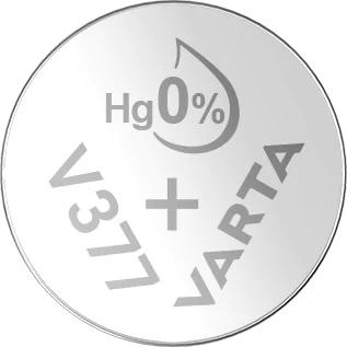 Varta V377/SR66 Silver Coin 2 Pack i gruppen HEMELEKTRONIK / Batterier & Laddare / Batterier / Knappcell hos TP E-commerce Nordic AB (C75569)