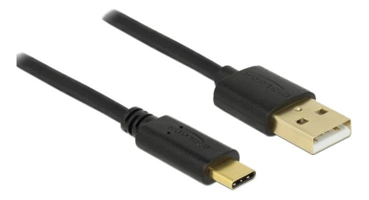 DeLOCK USB 2.0 cable Type-A to Type-C 2 m i gruppen DATORER & KRINGUTRUSTNING / Datorkablar / USB-kablar / USB-C hos TP E-commerce Nordic AB (C75649)