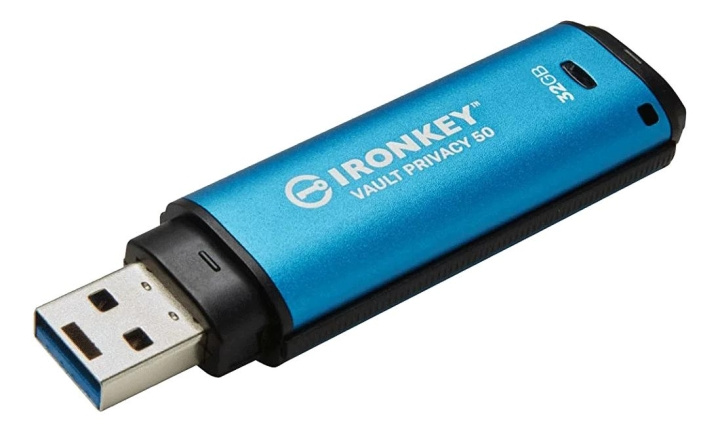 Kingston 32 GB USB-C IronKey Vault Privacy 50C AES-256-krypterad i gruppen HEMELEKTRONIK / Lagringsmedia / USB-minnen / USB-C hos TP E-commerce Nordic AB (C75664)