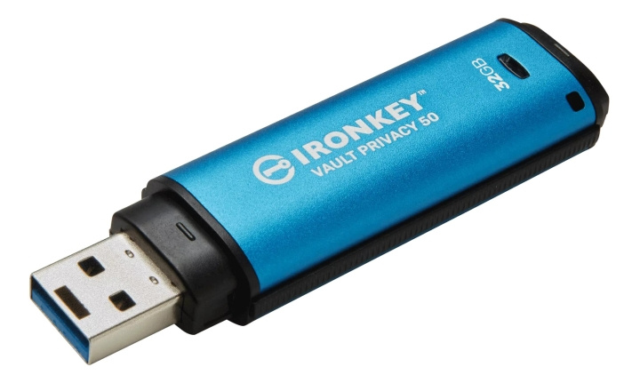 Kingston 8 GB USB-C IronKey Vault Privacy 50C AES-256-krypterad i gruppen HEMELEKTRONIK / Lagringsmedia / USB-minnen / USB-C hos TP E-commerce Nordic AB (C75666)