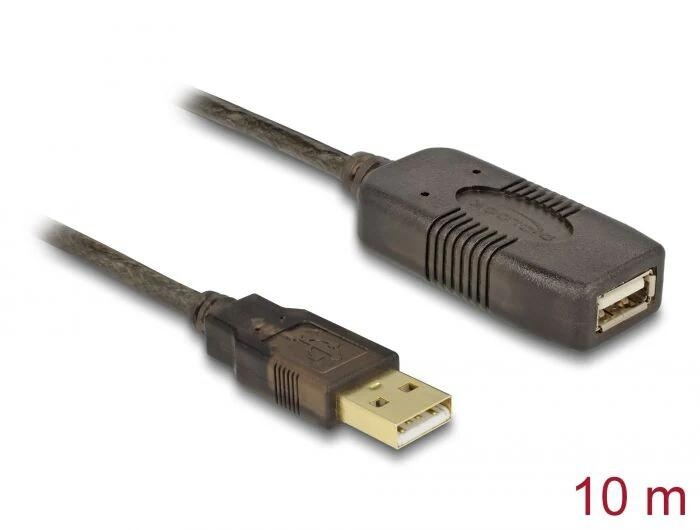 DeLOCK Cable USB 2.0 Extension, active 10 m i gruppen DATORER & KRINGUTRUSTNING / Datorkablar / USB-kablar / USB-A / Kablar hos TP E-commerce Nordic AB (C75682)