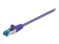 Goobay CAT 6a SFTP, PiMF 25cm nätverkskabel Lila i gruppen DATORER & KRINGUTRUSTNING / Datorkablar / Nätverkskablar / Cat6 hos TP E-commerce Nordic AB (C75756)