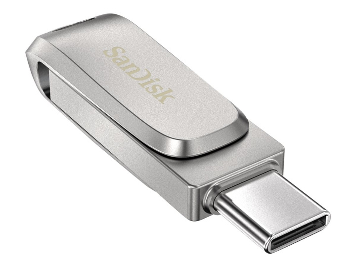 SanDisk Ultra Dual Drive Luxe 1TB USB 3.1 Gen 1 / USB-C Silver i gruppen HEMELEKTRONIK / Lagringsmedia / USB-minnen / USB 3.1 hos TP E-commerce Nordic AB (C75778)