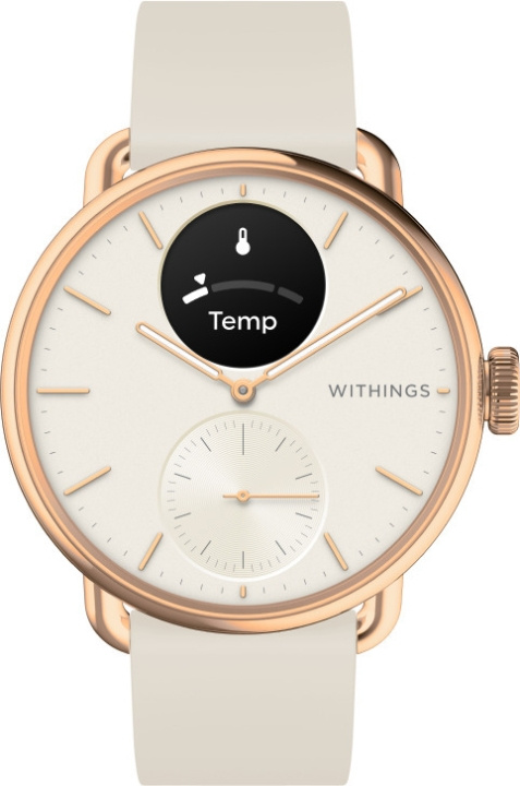 Withings Scanwatch 2 smartklocka, 38 mm, roséguld i gruppen SPORT, FRITID & HOBBY / Smartwatch & Aktivitetsarmband / Smartwatches hos TP E-commerce Nordic AB (C76181)