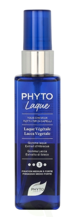 Phyto Phytolaque Blu Botanical Hair Spray 100 ml Medium Hold i gruppen SKÖNHET & HÄLSA / Hår & Styling / Hårstylingprodukter / Hårspray hos TP E-commerce Nordic AB (C76332)