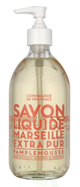 Compagnie De Provence Marseille Liquid Soap 495 ml Pink Grapefruit i gruppen SKÖNHET & HÄLSA / Hudvård / Kroppsvård / Bad & Duschcreme hos TP E-commerce Nordic AB (C76351)