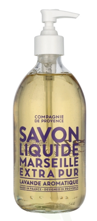 Compagnie De Provence Marseille Liquid Soap 495 ml Aromatic Lavender i gruppen SKÖNHET & HÄLSA / Hudvård / Kroppsvård / Bad & Duschcreme hos TP E-commerce Nordic AB (C76353)