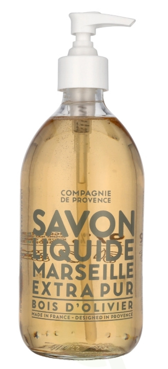 Compagnie De Provence Marseille Liquid Soap 495 ml Olive Wood i gruppen SKÖNHET & HÄLSA / Hudvård / Kroppsvård / Bad & Duschcreme hos TP E-commerce Nordic AB (C76356)