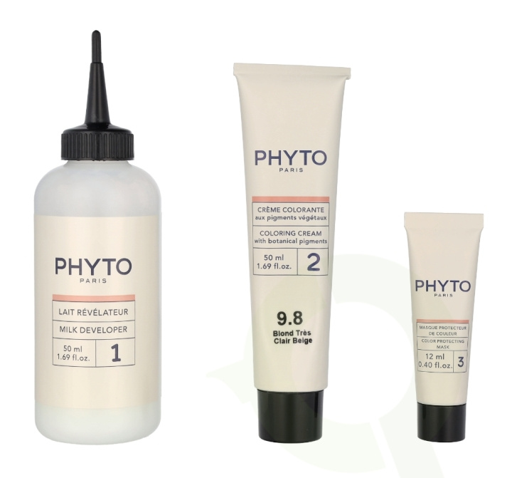 Phyto Phytocolor Permanent Color 112 ml #9.8 Very Fair Beige Blond i gruppen SKÖNHET & HÄLSA / Hår & Styling / Hårvårdsprodukter / Hårfärg / Hårfärg & Färgbomb hos TP E-commerce Nordic AB (C76367)