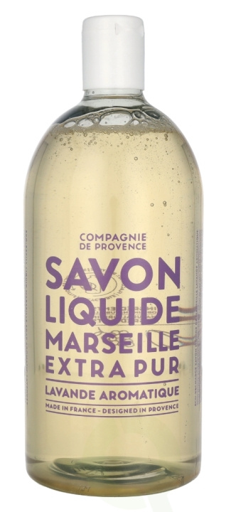 Compagnie De Provence Marseille Liquid Soap 1000 ml Aromatic Lavender i gruppen SKÖNHET & HÄLSA / Hudvård / Kroppsvård / Bad & Duschcreme hos TP E-commerce Nordic AB (C76370)