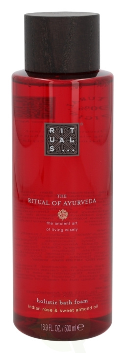 Rituals Ayurveda Holistic Bath Foam 500 ml Indian Rose & Sweet Almond Oil i gruppen SKÖNHET & HÄLSA / Hudvård / Kroppsvård / Bad & Duschcreme hos TP E-commerce Nordic AB (C76439)