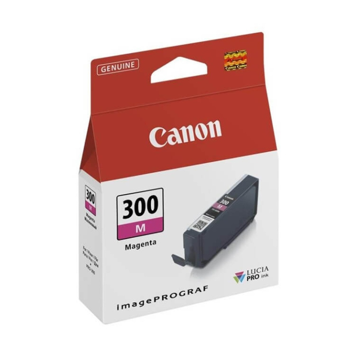 Canon Bläck 4195C001 PFI-300 Magenta i gruppen DATORER & KRINGUTRUSTNING / Skrivare & Tillbehör / Bläck & Toner / Bläckpatroner / Canon hos TP E-commerce Nordic AB (C76469)