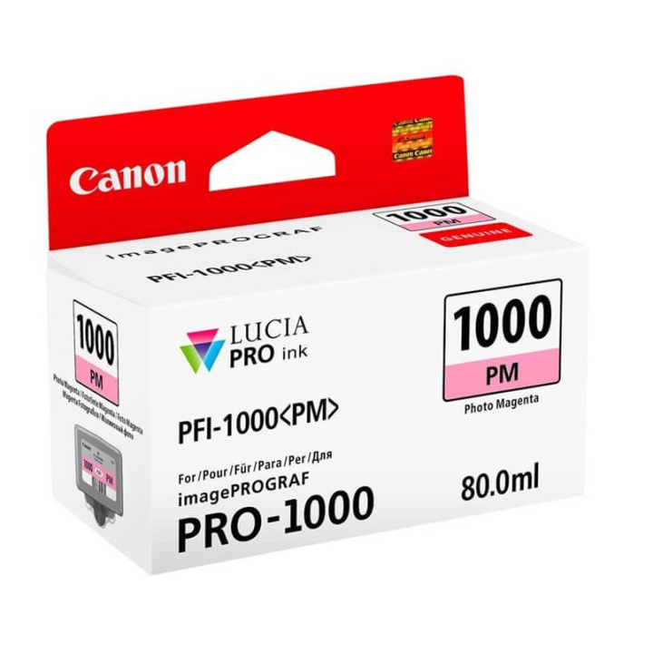 Canon Bläck 0551C001 PFI-1000 Fotomagenta i gruppen DATORER & KRINGUTRUSTNING / Skrivare & Tillbehör / Bläck & Toner / Bläckpatroner / Canon hos TP E-commerce Nordic AB (C76480)