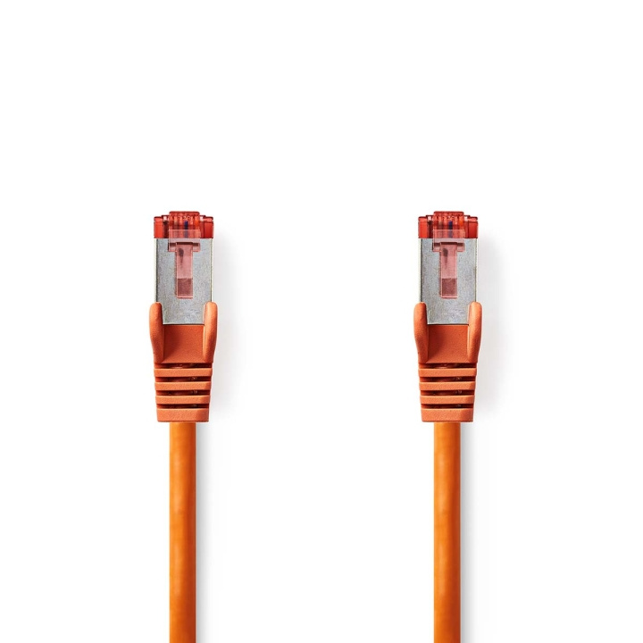 Nedis CAT6 Nätverkskabel | RJ45 hane | RJ45 hane | S/FTP | 0.25 m | Rund | LSZH | Orange | Label i gruppen DATORER & KRINGUTRUSTNING / Datorkablar / Nätverkskablar / Cat6 hos TP E-commerce Nordic AB (C76585)