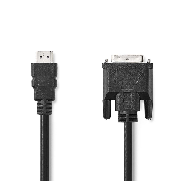 Nedis HDMI™ kabel | HDMI™ Kontakt | DVI-D 24+1-Pin Hane | 1080p | Nickelplaterad | 3.00 m | Rak | PVC | Svart | Label i gruppen HEMELEKTRONIK / Kablar & Adaptrar / HDMI / Kablar hos TP E-commerce Nordic AB (C76611)