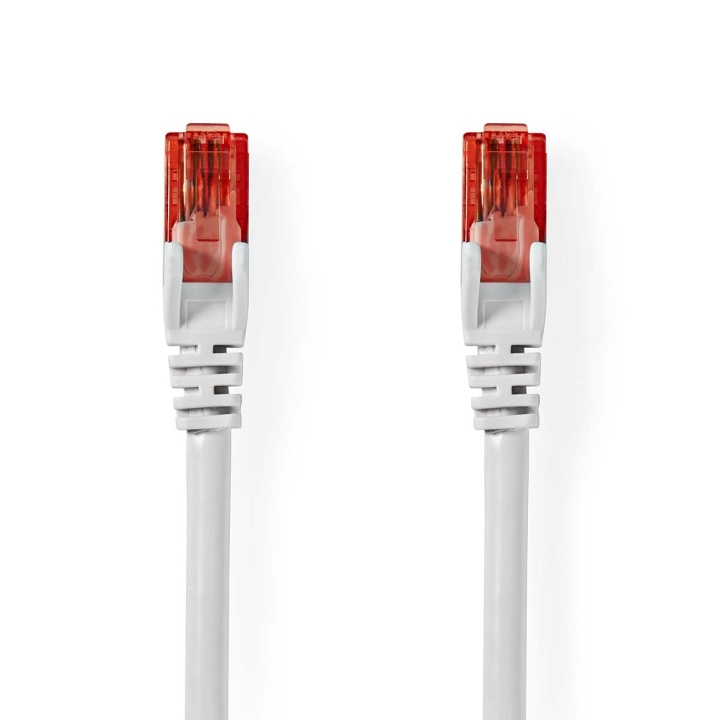 Nedis CAT6 Nätverkskabel | RJ45 hane | RJ45 hane | U/UTP | 30.0 m | Rund | PVC | Vit | Label i gruppen DATORER & KRINGUTRUSTNING / Datorkablar / Nätverkskablar / Cat6 hos TP E-commerce Nordic AB (C76625)